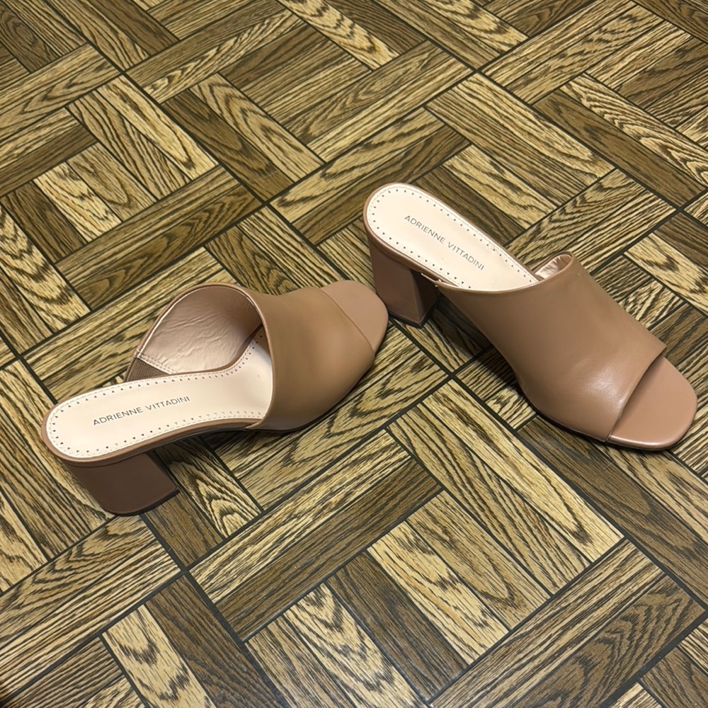 Nordstrom Tan Mules Versatile Slip-On Shoes